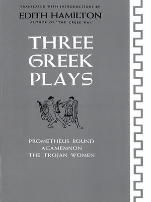 cover image of Three Greek Plays